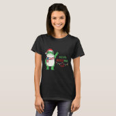 Frog Retro Merry Resistmas Funny Litical Christmas T-shirt (Voorkant volledig)