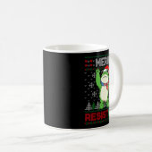 Frog Retro Merry Resistmas Funny Litical Ugly Chri Koffiemok (Voorkant rechts)