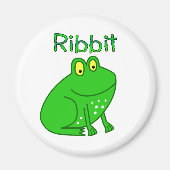 Frog Ribbit Magneet (Voorkant)