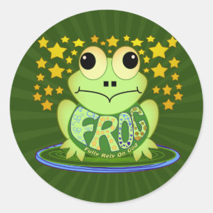 FROG RONDE STICKER