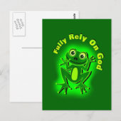 FROG Rust volledig op God Briefkaart (Voorkant / Achterkant)