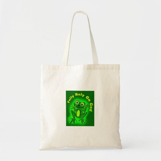 FROG Rust volledig op God Tote Bag (Voorkant)