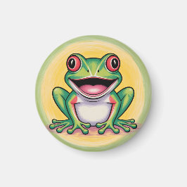 Frog’s Gentle Smile Magneet