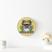 Frog’s Gentle Smile Ronde Klok (Huis)