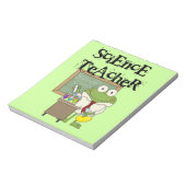 Frog Science Teacher Notitieblok (Linkerzijde)