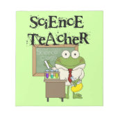 Frog Science Teacher Notitieblok (Voorkant)