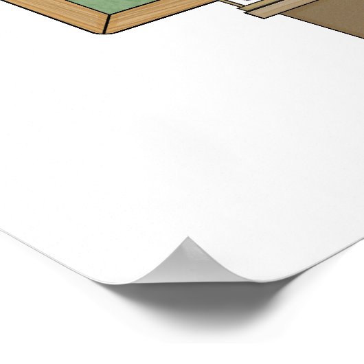 Frog Science Teacher Poster (Hoek)