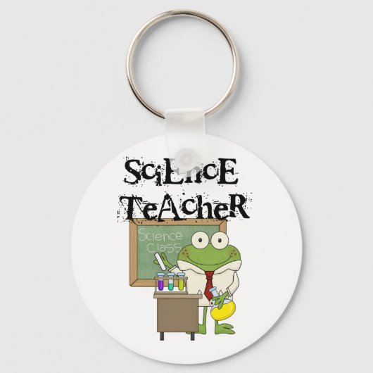 Frog Science Teacher Sleutelhanger (Voorkant)