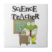 Frog Science Teacher Tegeltje (Voorkant)