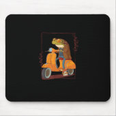 Frog Scooter Mushroom Goblincore Academia Muismat (Voorkant)