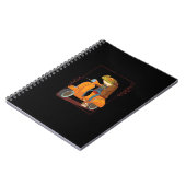 Frog Scooter Mushroom Goblincore Academia Notitieboek (Linkerzijde)