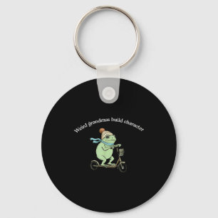 Frog scooter rare oma bouw karakter sleutelhanger