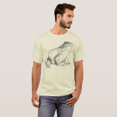 Frog Shirt Bullfrog Art T-shirt Biologische Kikker (Voorkant volledig)