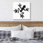 Frog Silhouette Canvas Afdruk (Insitu (Slaapkamer))