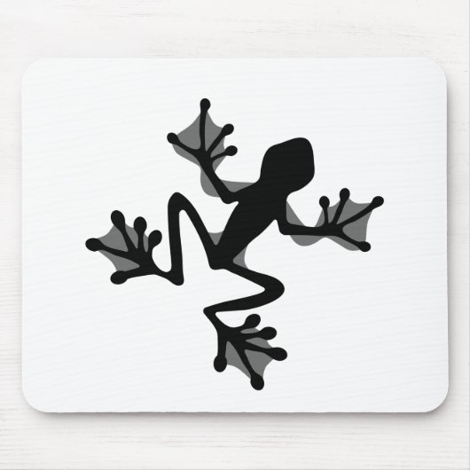 Frog Silhouette Muismat (Voorkant)