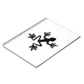 Frog Silhouette Notitieboek (Linkerzijde)