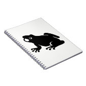 Frog Silhouette Notitieboek (Rechterzijde)
