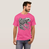 Frog Skeleton Halloween T-shirt (Voorkant volledig)