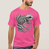 Frog Skeleton Halloween T-shirt (Voorkant)