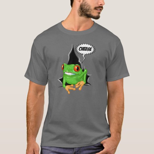 Frog smile t-shirt (Voorkant)