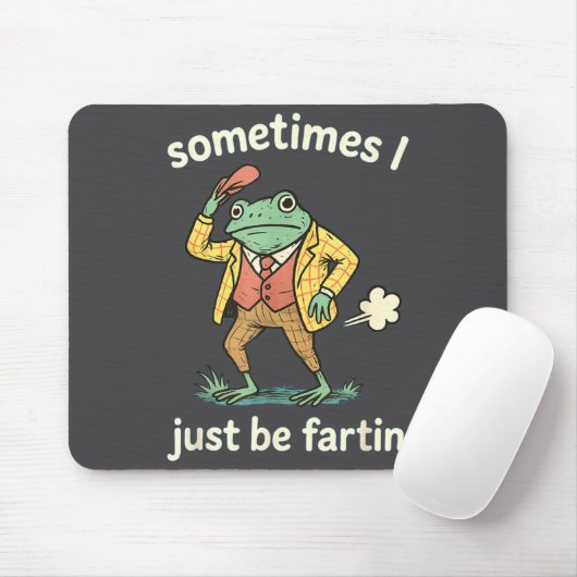 Frog Sometimes Farting Just I Joke Muismat (Met muis)