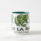 frog_Spaans_2 Tweekleurige Koffiemok (Center)