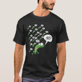 Frog Statement Fun Motif No Quak Nö T-shirt (Voorkant)