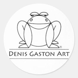 Frog sticker voor Denis Gaston Art