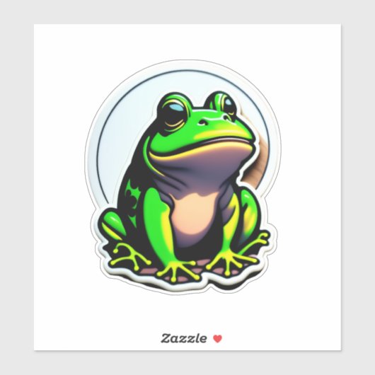 Frog Stickers Uw creatieve metgezel (Vel)