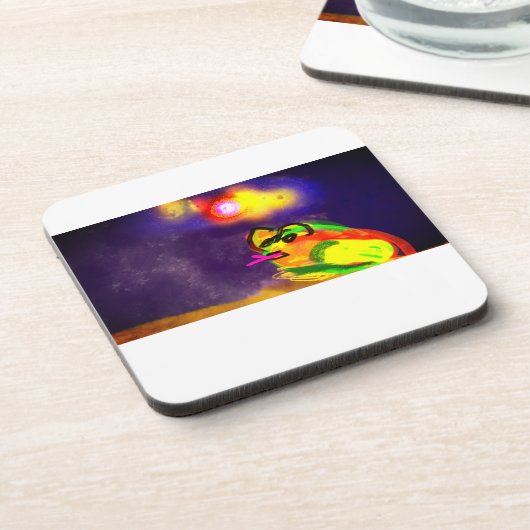 Frog Summer Bier Onderzetter (Linkerzijde)