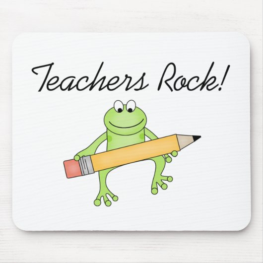 Frog Teachers Rock Muismat (Voorkant)