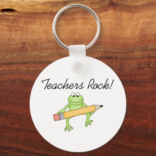 Frog Teachers Rock Sleutelhanger (Voorkant)