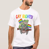 Frog Toad Gay Rights LGBT Pride Month T-shirt (Voorkant)