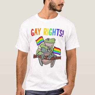 Frog Toad Gay Rights LGBT Pride Month T-shirt