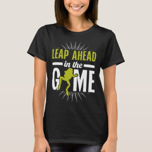 Frog Toad Leap Ahead in het spel T-shirt