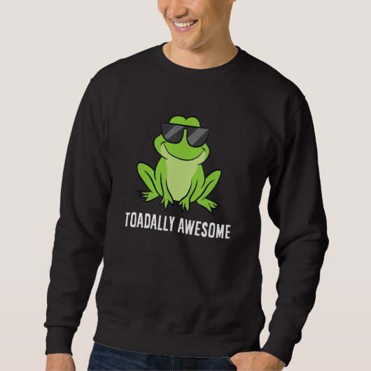 Frog Toadally Awesome Love Frogs Trui (Voorkant)