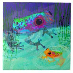 Frog Trivet Tegeltje