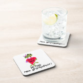 Frog Trots Grootouder van Jongen Geschenken Drankjes Onderzetter (Rechterzijde)