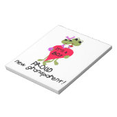 Frog Trots Grootouder van Jongen Geschenken Notitieblok (Linkerzijde)