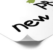 Frog Trots Grootouder van Jongen Geschenken Poster (Hoek)