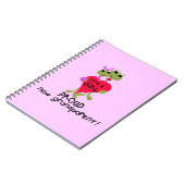 Frog Trots Grootouder van Meisje Gifts Notitieboek (Linkerzijde)