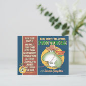 FROG TROUBLE DOOR Sandra Boynton briefkaart (Staand voorkant)