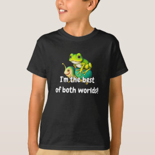 Frog Turtle Fun Cool Stijlvol Shirt voor Kinderen