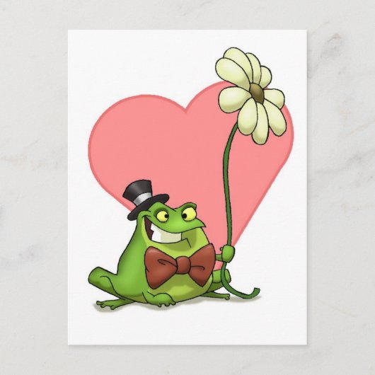 Frog Valentijn Briefkaart (Voorkant)
