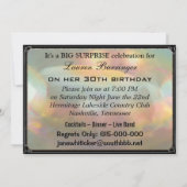 Frog verbergt Surprise party-uitnodiging Kaart (Achterkant)