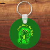 FROG Vertrouw volledig op God Sleutelhanger (Voorkant)