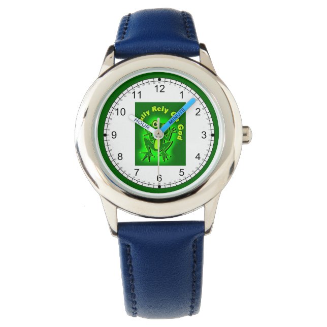 FROG Vertrouw volledig op God Watch Horloge (Voorkant)