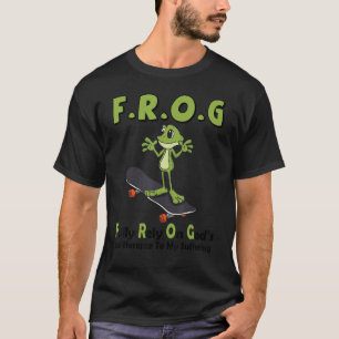 FROG vertrouwt volledig op God onverschillig voor  T-shirt