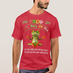 FROG vertrouwt volledig op God's vertrouwen in de T-shirt