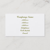 FROG VISITEKAARTJE (Achterkant)